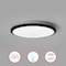 Quickway Imports 2-pc 12" LED Ceiling Light Fixture Flush Mount 24W 6500K Cool Daylight Energy Black QI004034.M.BK.2 - alternate 1